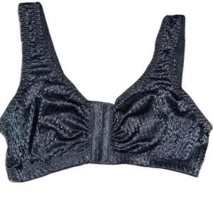Carole Martin Front Snap Black Bra